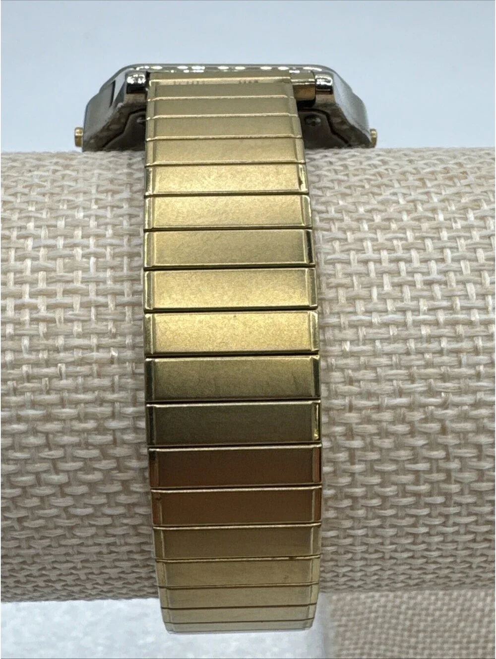 Timex Digital Goldtone Expansion Watch Alarm Indiglo Water Resistant 555LM Works